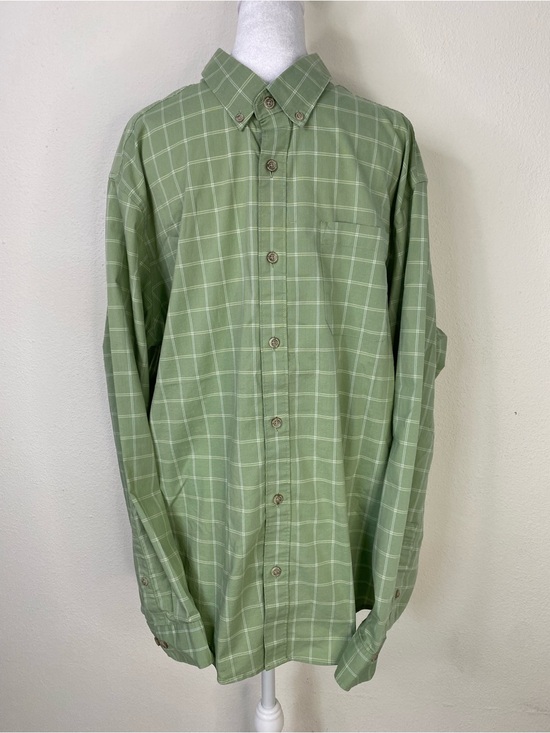 Eddie Bauer Other - Eddie Bauer Classic Green Plaid Button-Down Shirt XL Outdoors Dadcore Minimalist